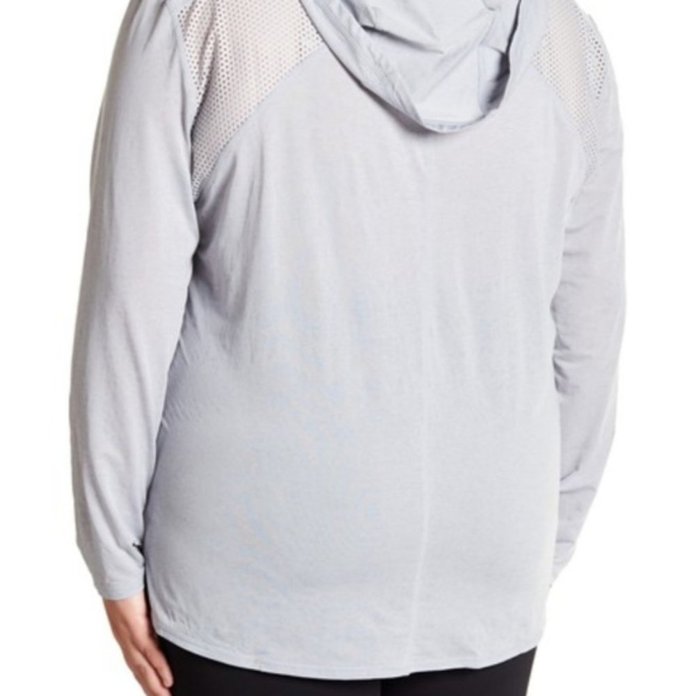 NWT Zella Plus Size Lightweight Cowl Neck Hoodie - Picture 3 of 5
